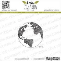 Акриловый штамп Lesia Zgharda Земна куля P015