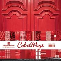 Набор двусторонней скрапбумаги от Paper House - Rouge Paper Pack, 30,5x30,5 см, 12 шт - ScrapUA.com