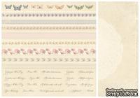 Лист двусторонней бумаги от Pion Design - Borders - For Mother, 30х30 - ScrapUA.com