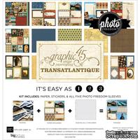 Набор бумаги от Echo Park - Graphic 45 Transatlantique Collection - ScrapUA.com