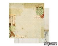 Лист скрапбумаги от Pink Paislee - Hope Chest - Documents 12x12 Paper