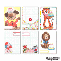 Карточки для журналинга от Pretty Little Studio  -  Animal Party Journaling Cards