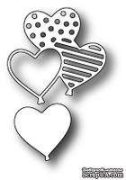 Нож для вырубки от Poppystamps - Heart Balloons
