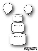Нож для вырубки от Poppystamps - Party Balloons and Cake  