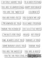 Штампы от Poppystamps - Whittle Sayings clear stamp set - ScrapUA.com