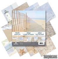 Набор двусторонней скрапбумаги от Paper House - Beach Paper Pad, 30,5x30,5 см, 12 шт - ScrapUA.com