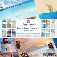 Набор скрапбумаги от Paper House - Beaches of the World Paper Pad, 30,5x30,5 см, 24 шт - ScrapUA.com