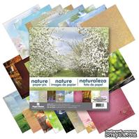 Набор двусторонней скрапбумаги от Paper House - Nature Paper Pad, 30,5x30,5 см, 24 шт - ScrapUA.com