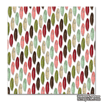 Лист бумаги от Pretty Little Studio - Paper Feather Diecuts