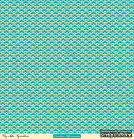 Лист двусторонней скрапбумаги от October Afternoon - “Fly a Kite” Collection - Sprinklers, 30х30 - ScrapUA.com