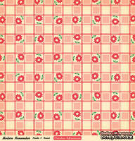 Лист двусторонней скрапбумаги от October Afternoon - “Modern Homemaker” Collection - Needle &amp; Thread, 30х30 - ScrapUA.com