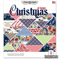 Набор бумаги для скрапбукинга от Pretty Little Studio - Christmas at Home Paper Pack