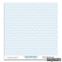 Лист  бумаги для скрапбукинга от Pretty Little Studio - It's Snowing Pattern Paper