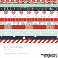 Набор скрапбумаги от Kaisercraft - North Pole Collection - Christmas, 24 л.