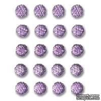 Украшения Queen &amp; Co - Twinkle Goosebumps - Light Purple, 20 штук - ScrapUA.com