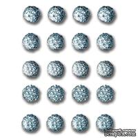 Украшения Queen &amp; Co - Twinkle Goosebumps - Denim, 20 штук - ScrapUA.com