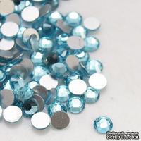 Стразы Aquamarine, 3.8~4мм, цвет голубой, 20 шт. - ScrapUA.com