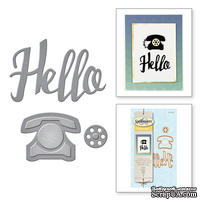 Ножи от Spellbinders - Hello - ScrapUA.com