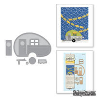 Ножи от Spellbinders - Die D-Lites Build a Camper Etched Dies - ScrapUA.com