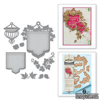 Нож для вырубки от Spellbinders - Stacey Caron - Botanical Bliss - Beautiful Banner Basket