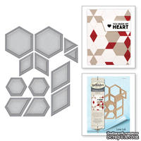 Ножи от Spellbinders - Hexagon Quilt
