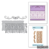Ножи для вырубки от Spellbinders - Shapeabilities Delicate Tendril Border Etched Dies Vintage Treasures by Becca Feeken