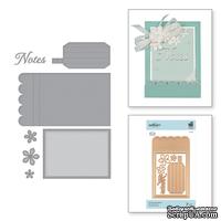 Ножи для вырубки от Spellbinders - Shapeabilities Adorned Notepad Etched Dies Vintage Treasures by Becca Feeken - ScrapUA.com