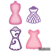 Лезвия от Spellbinders - Decorative Dress Forms - Манекены, 4 шт  - ScrapUA.com