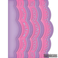 Лезвие Spellbinders - Borderabilities - A2 Scalloped Borders One, 7 шт.