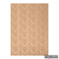 Пластина для тиснения от Spellbinders - Deco Cheveron
