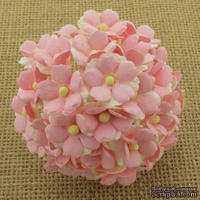 Цветочки любви - sweetheart, цвет светлый розовый, диаметр - 15мм, 10 шт. - ScrapUA.com