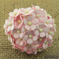 Цветочки  Sweetheart, цвет розовый, 15мм, 10 шт. - ScrapUA.com