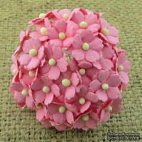 Цветочки  Sweetheart, цвет розовый, 15мм, 10 шт. - ScrapUA.com