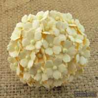 Цветочки  Sweetheart, цвет deep ivory, 15мм, 10 шт.
