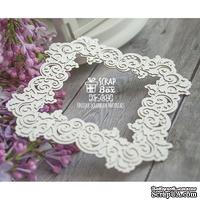 3d чипборд ScrapBox - Ажурная рамка с остролистом Dr-004
