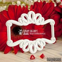 3d чипборд ScrapBox - Рамочка с вензелями Dr-007