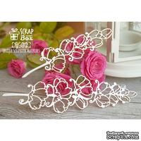 Чипборд ScrapBox - две веточки цветка Hf-072 - ScrapUA.com