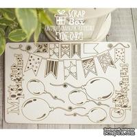 Чипборд ScrapBox - День рождения Hh-047