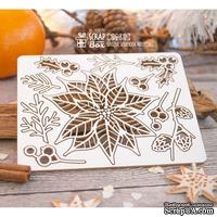 Чипборд ScrapBox - Набор новогодних растений Hh-131 - ScrapUA.com