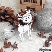 Чипборд ScrapBox - Олененок в шарфике Hh-214 - ScrapUA.com