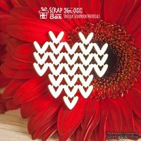 Чипборд ScrapBox - Сердечко вязаное Hm-055 - ScrapUA.com