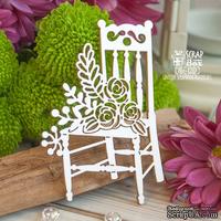 Чипборд ScrapBox - Винтажный стул с цветами Ho-120