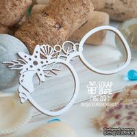 Чипборд ScrapBox - Очки с композицией Ho-173