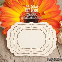 Чипборд ScrapBox - Рамка фигурная Hr-046 - ScrapUA.com
