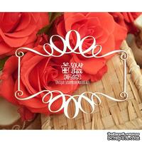 Чипборд Scrapbox - Рамка с вензелями Hr-052 - ScrapUA.com