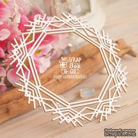 Чипборд ScrapBox - Этническая круглая рамка большая HR-135 - ScrapUA.com