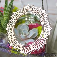 Чипборд ScrapBox - Рамка круглая Плетеная салфетка Hr-172 - ScrapUA.com