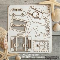 Чипборд ScrapBox - набор малый Путешествие