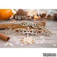 Чипборд ScrapBox - 2 бордюра с морозным узором Hw-056 - ScrapUA.com