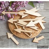 Деревянный декор ScrapBox - Набор деревянных стрелочек Wfo-002 - ScrapUA.com